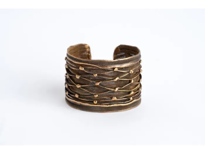 Dark bronze wristband (medium width)