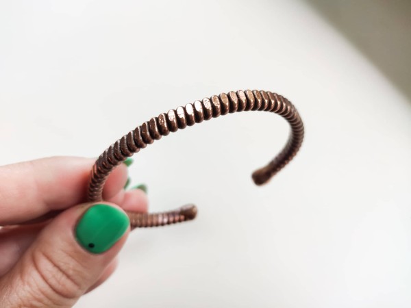 Twisted copper bracelet...