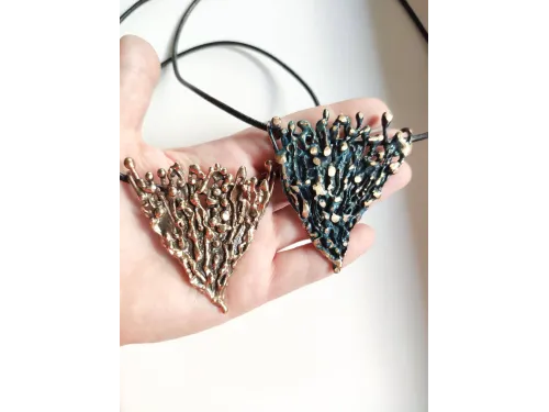 Plant patterns in bronze