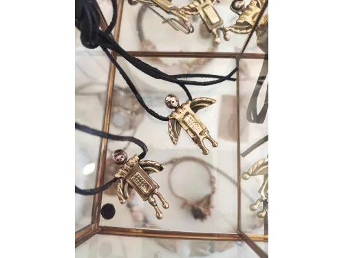Brass little angels-knights pendants