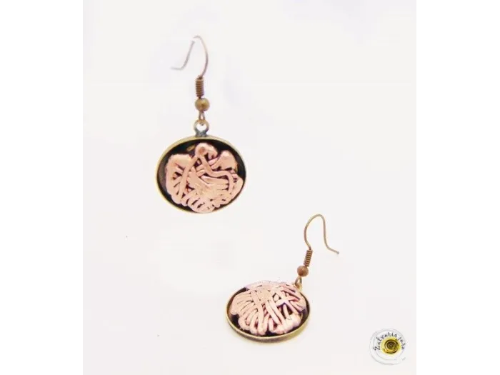 Copper earrings