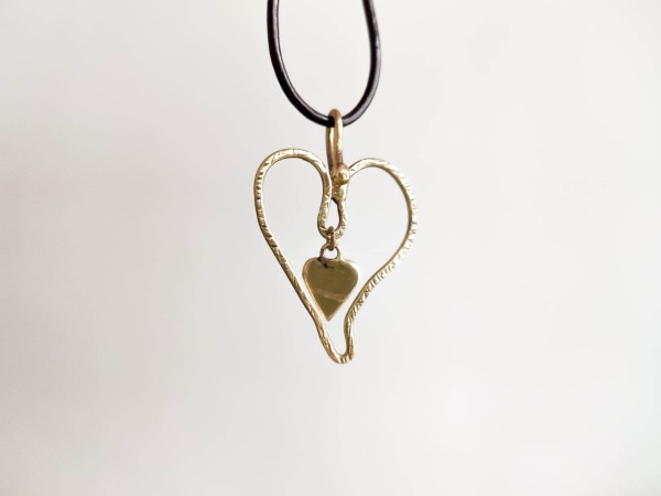 Brass stylization of hearts...