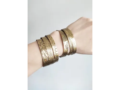 Full of patterns in the brass