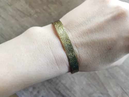 Full of patterns in the brass