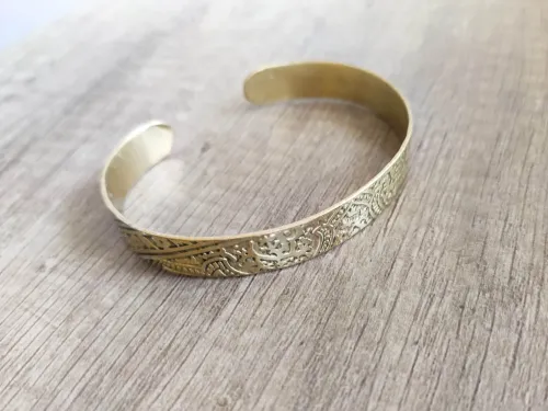 Full of patterns in the brass