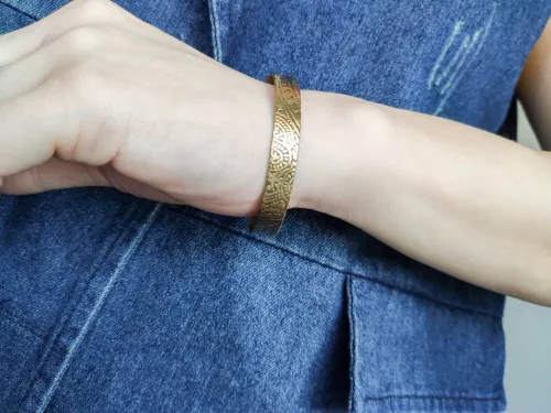 Full of patterns in the brass