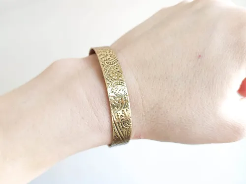 Full of patterns in the brass