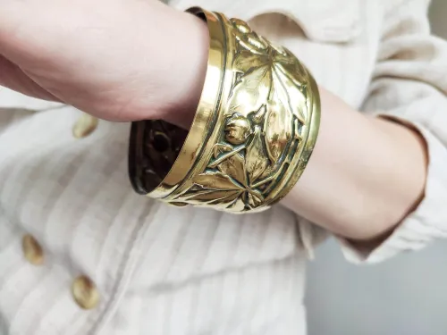 Plants in brass