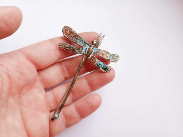 Brass dragonfly no. 2