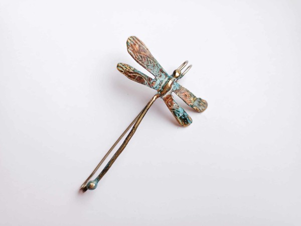 Brass dragonfly no. 2