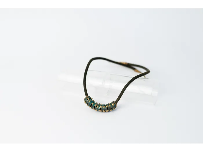 Handmade bronze necklace - Bronze fiddler