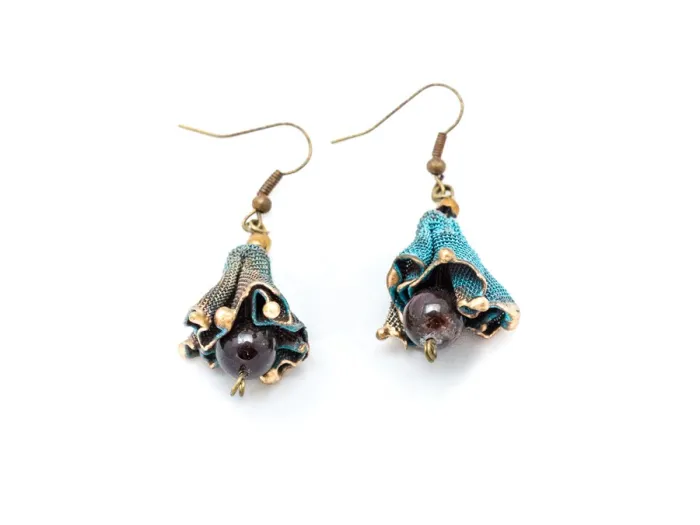 Vintage garnet bells