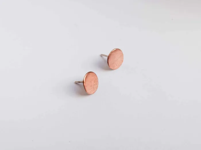 Matte copper discs