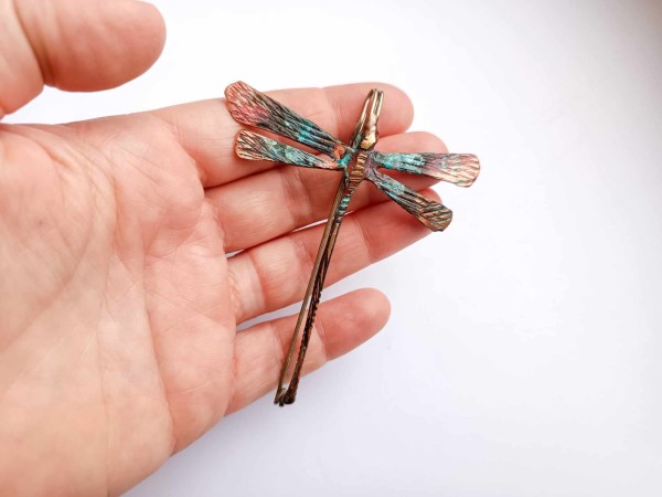 Copper dragonfly no. 4