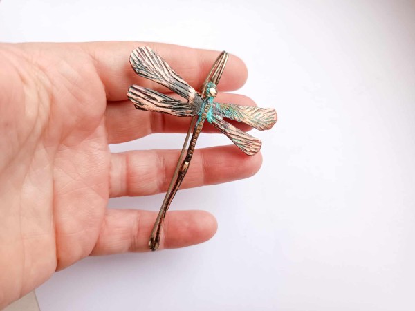 Copper dragonfly no. 5
