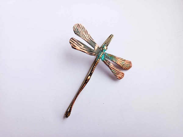 Copper dragonfly no. 5