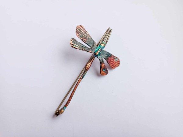 Copper dragonfly no. 6