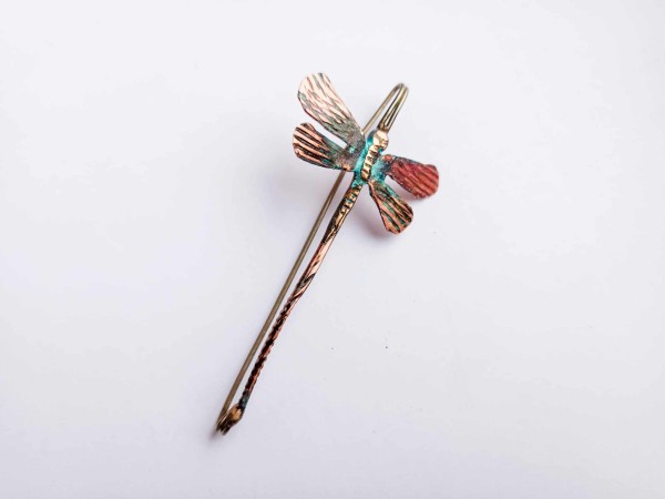 Copper dragonfly no. 7