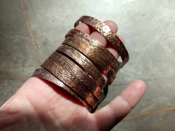 Copper bracelet with an...