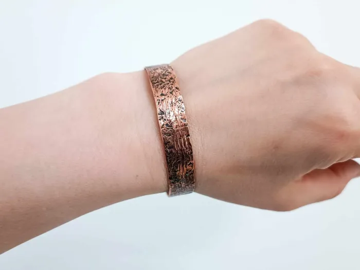 Wider copper bracelet