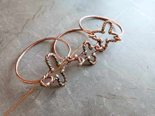 Braided copper dowel