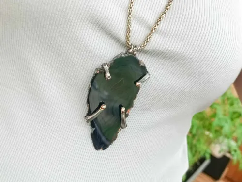 Melchior necklace - black agate