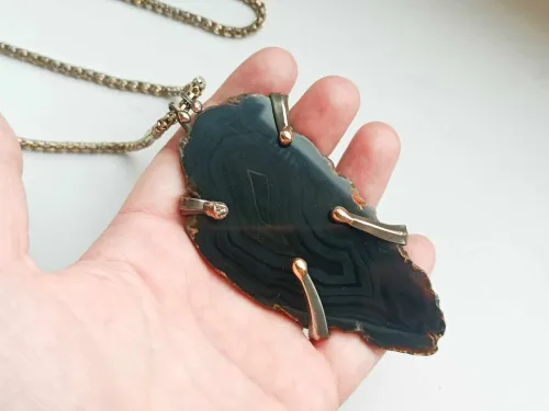 Melchior necklace - black agate
