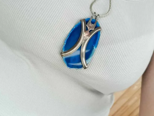 Melchior necklace - blue like the ocean